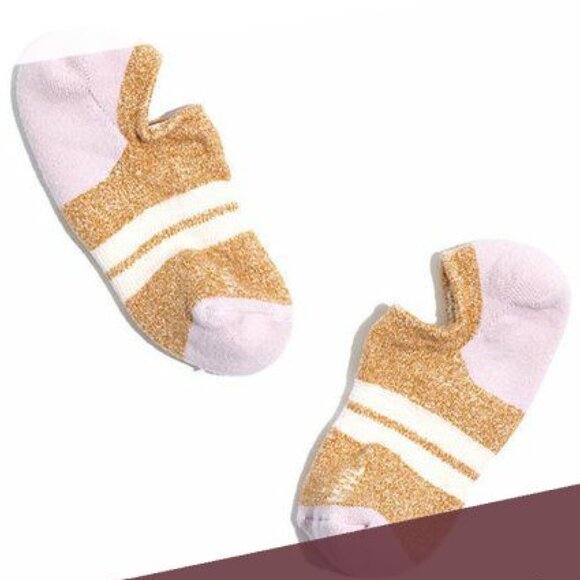 NEW Madewell MWL Cloudlift Low-Profile Athletic Socks in Varsity Stripe - Picture 1 of 2